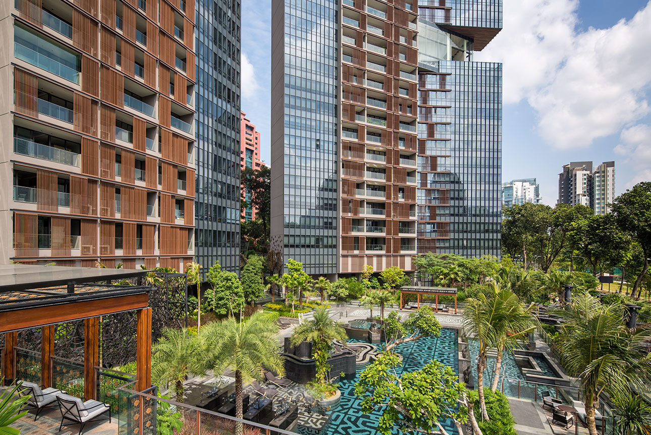 新加坡OUE Twin Peaks住宅DP Architects居住建筑案例筑龙建筑设计论坛