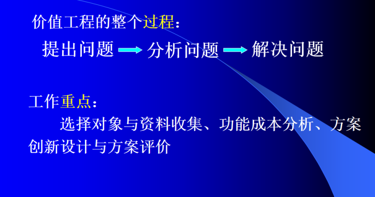 工程造价管理之价值工程原理教学课件-价值工程过程