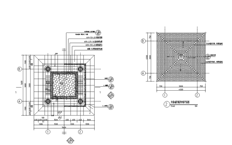 2019结构含建资料下载-景观细部施工|中高端景观亭四施工图（含园建、结构、电气）