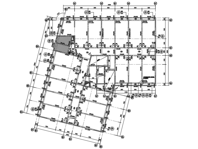 三层办公住宅结构图资料下载-[深圳]商业+办公+住宅综合项目建筑结构图