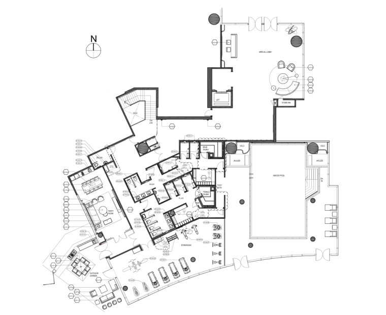 [澳门]SLD梁志天-澳门星玥CLUB HOUSE会所施工图+招标图+效果图+软装物料-5