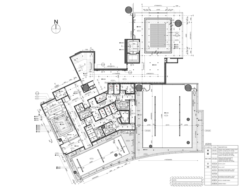 [澳门]SLD梁志天-澳门星玥CLUB HOUSE会所施工图+招标图+效果图+软装物料-3