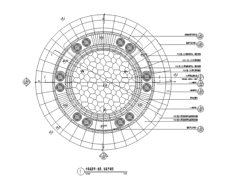 2019结构含建资料下载-景观细部施工|中高端景观亭一施工图（含园建、结构、电气）