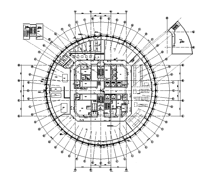 建筑施工图设计航空资料下载-深圳华润大厦强弱电智能化消防施工图（601张完整、含人防、地下室）