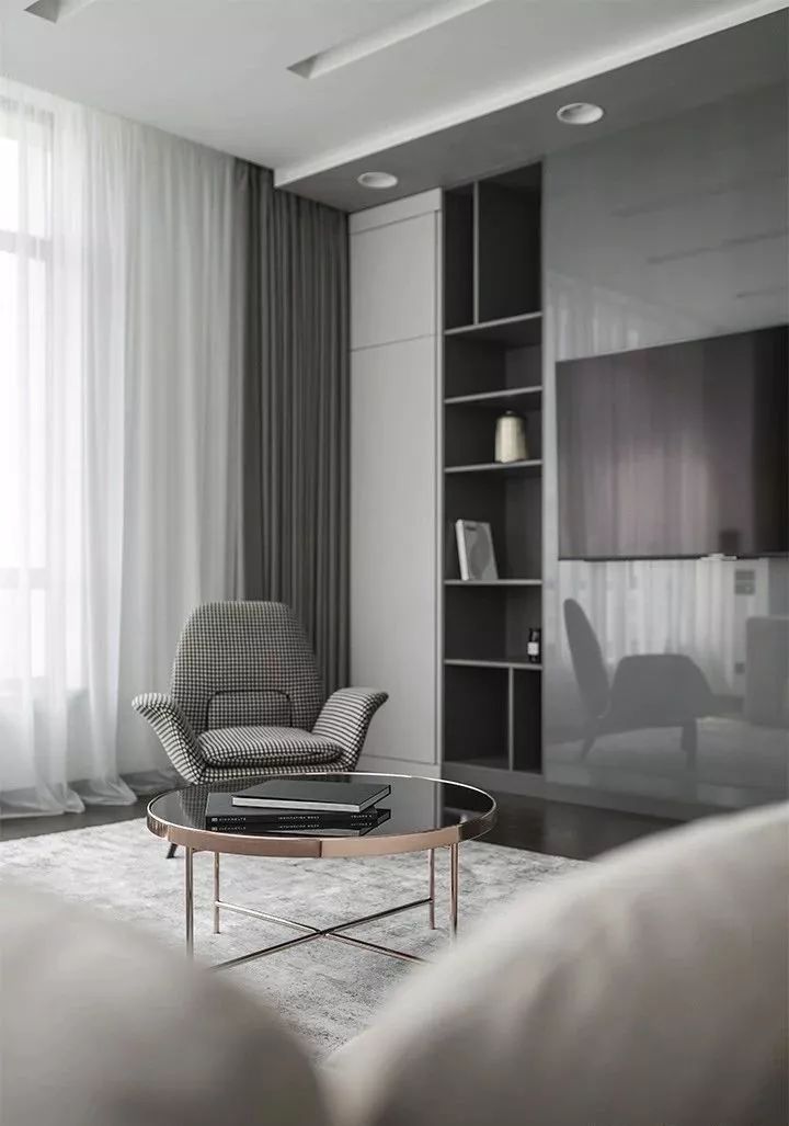 [分享]经典黑白灰设计,加点儿金属做点缀,更精致!