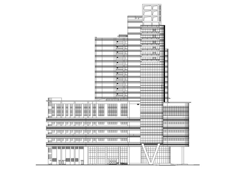 五星酒店建筑图资料下载-[广东]东莞某五星酒店建筑施工图（带节能说明）