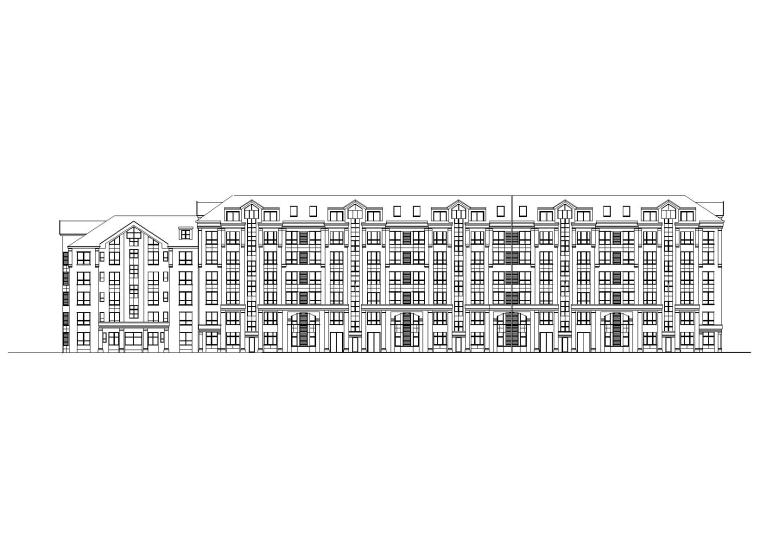 建筑施工图总图2019资料下载-[吉林]长春某花园小区住宅楼建筑群设计施工图(含总图)