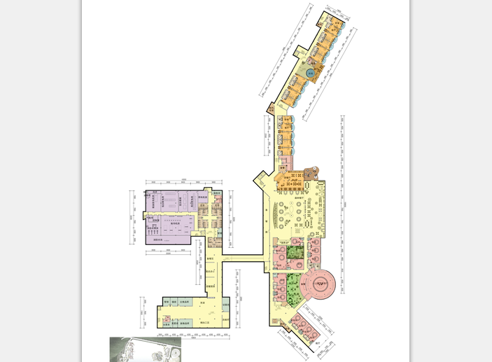  [福建]泰宁生态休闲旅游综合体规划设计文本-负一层平面图