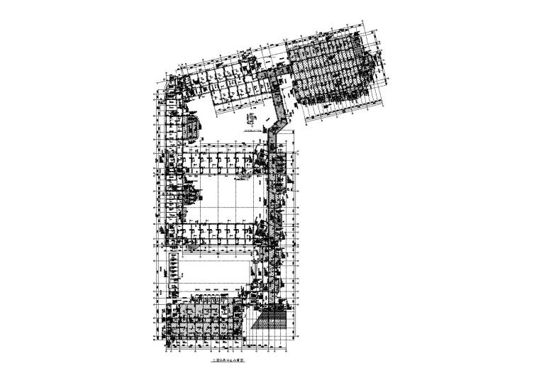 建筑结构水暖全套资料下载-钢混框架结构小学建筑结构水暖电全套图2018