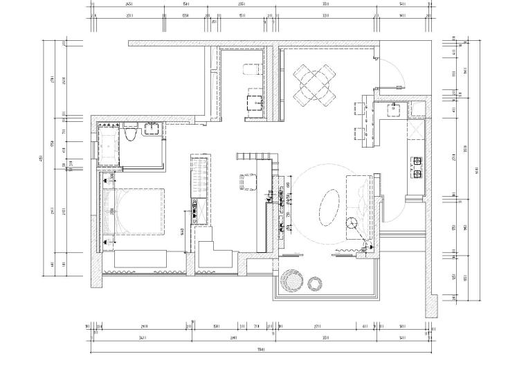 [香港]九龙仓高新区三单元样板间丨施工图-插座布局图