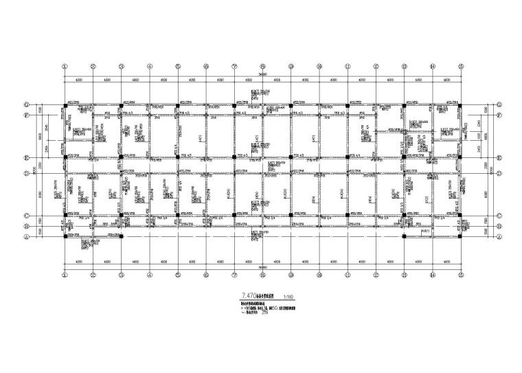 4层办公楼结构设计图资料下载-4层钢混框架结构办公楼全套施工图（建筑结构水电）