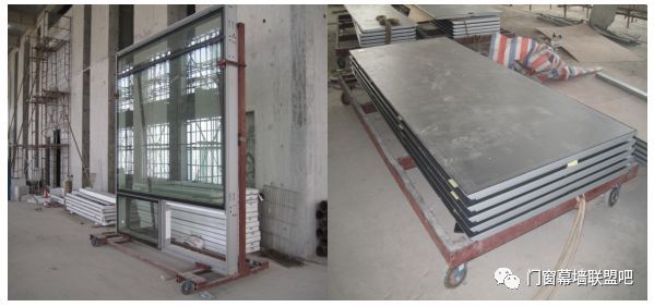 T梁自动喷淋养护系统资料下载-大型Low-e玻璃嵌型窗和包梁包柱系统幕墙施工工法
