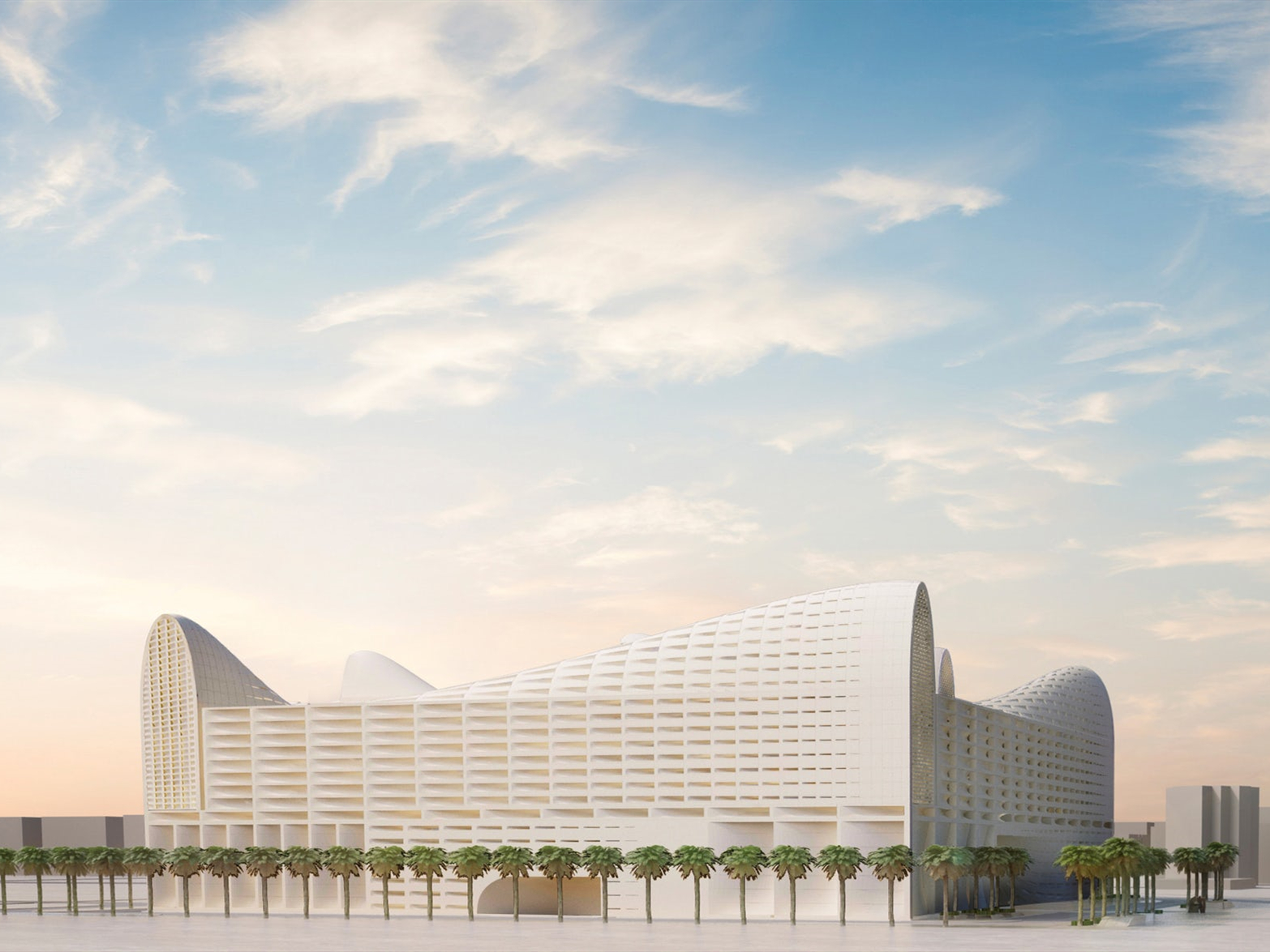 科威特艾哈迈迪文化中心-SOM-文化建筑案例-筑龙建筑设计论坛