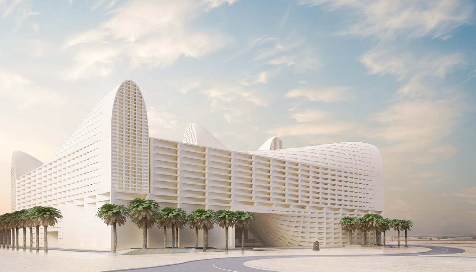 科威特艾哈迈迪文化中心-SOM-文化建筑案例-筑龙建筑设计论坛