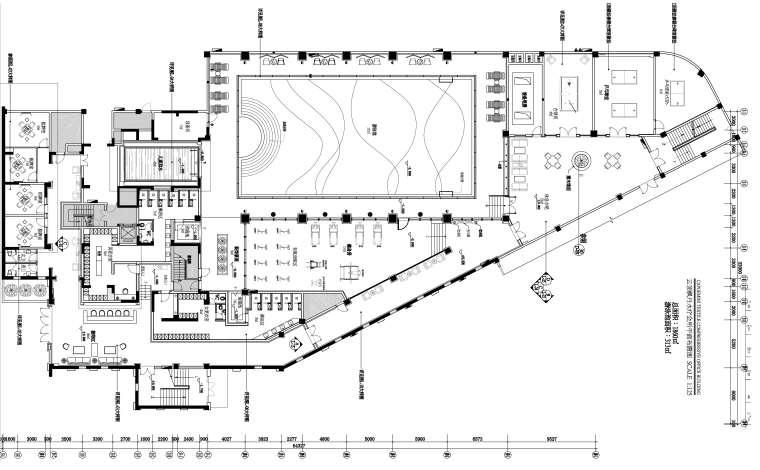 水疗cad图纸资料下载-[深圳]云顶枫丹水疗会所丨效果图+CAD施工图