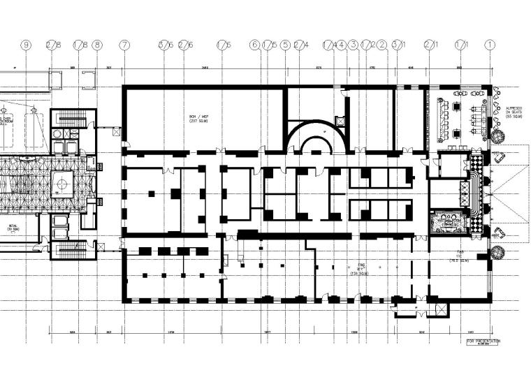 华尔道夫酒店建筑方案资料下载-[上海]华尔道夫酒店工程项目施工图+效果图