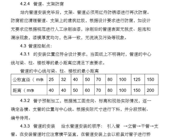 车站绿化工程施工方案资料下载-重庆地铁车站给排水施工方案