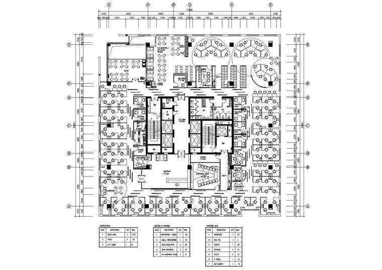 中式禅意办公室cad资料下载-[四川]戴尔成都旗舰店办公室CAD施工图