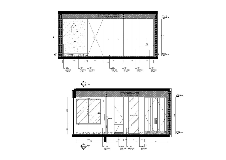 [三亚]新加坡SCDA设计-三亚艾迪逊A+B户型私人别墅样板间建筑效果图+效果图+CAD施工图-立面图（3）