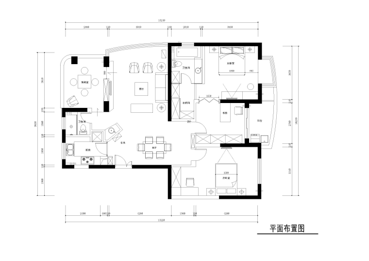 cad沙发平面资料下载-[江苏]苏州衡泰静逸样板间CAD施工图+实景图