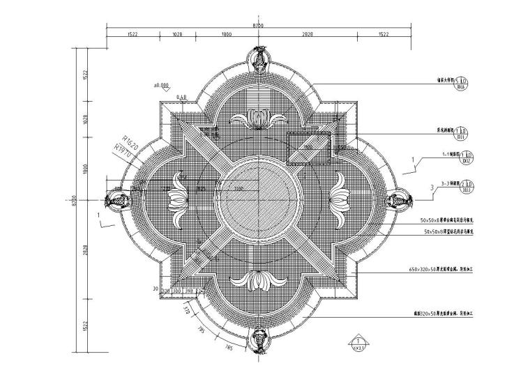 高端水景施工图资料下载-景观细部施工图|高端点状水景施工图设计