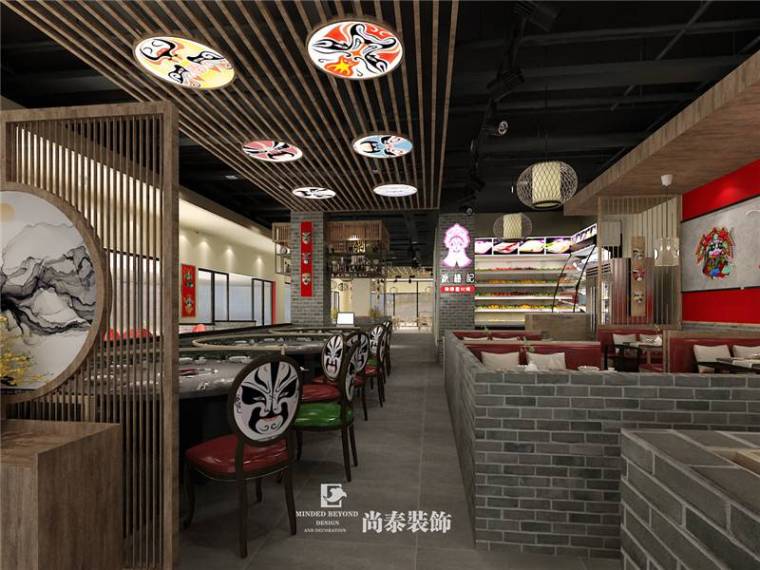 中式传统风格灯具设计图资料下载-中式风格餐饮店装修如何设计？