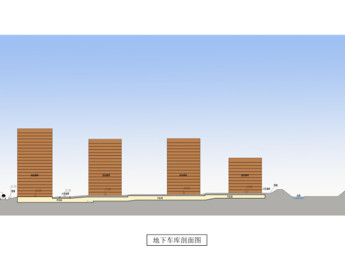 地下车库剖面图
