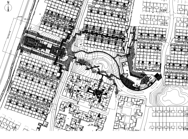景观水池景墙施工图资料下载-[重庆]万科渝园居住区景观全套CAD施工图