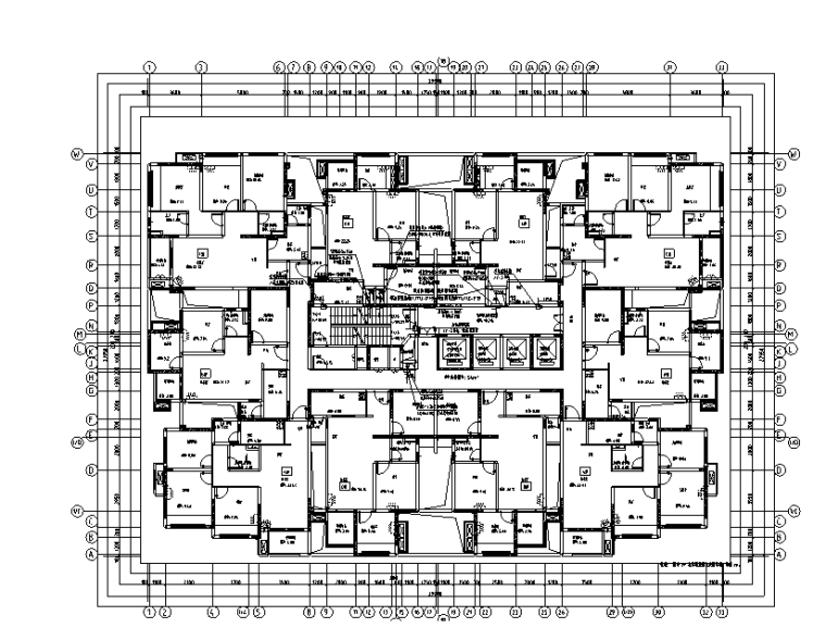 集中商务办公区资料下载-重庆万科住宅区暖通设计施工图