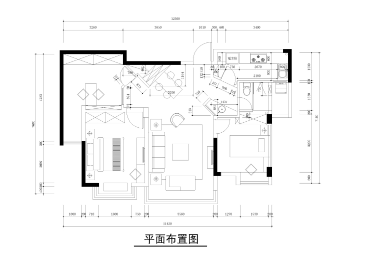 苏州软装装饰设计资料下载-[江苏]苏州尚静样板间CAD施工图+实景拍摄