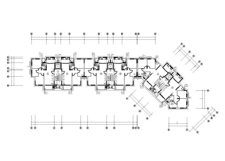 [广东]广州花都区某现代住宅楼群建筑施工套图（含各专业图纸）-A13栋三层给排水平面图