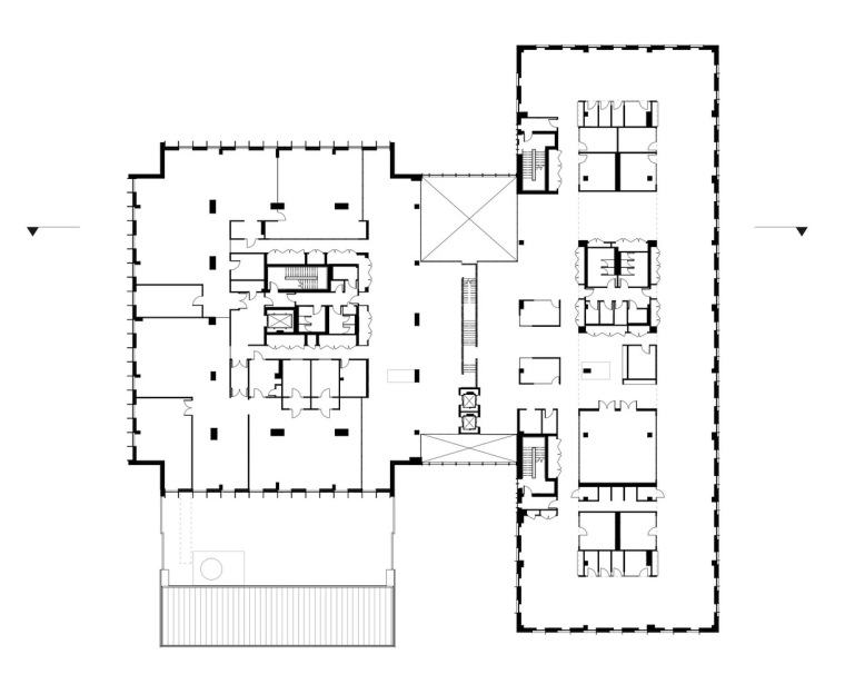 英国剑桥大学生物医学院-Abcam_First_Floor_Plan