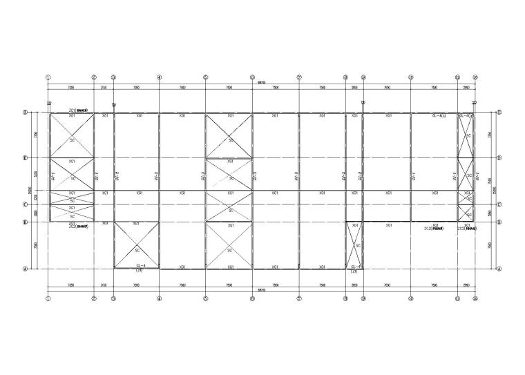 某三层流水别墅建筑方案图资料下载-单层轻钢结构车库建筑结构施工图（2014）