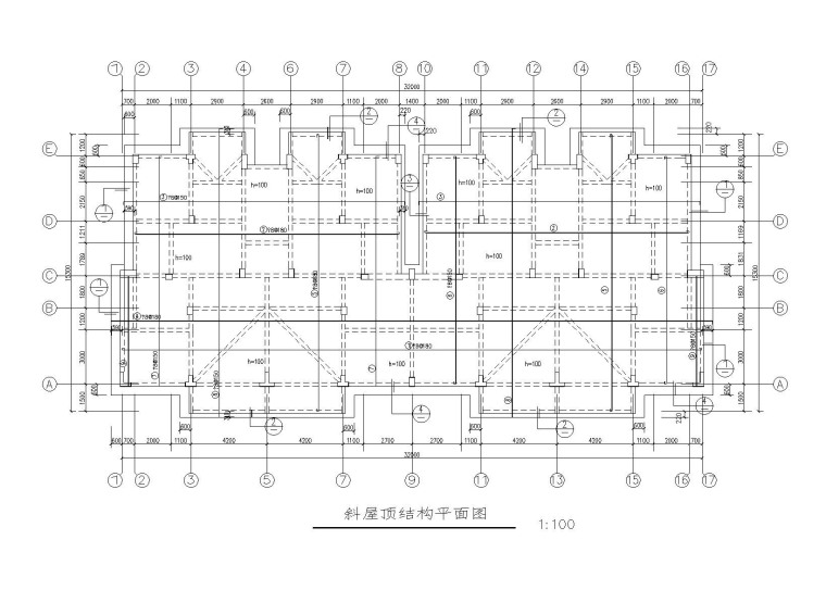 4层宿舍建筑结构施工图资料下载-6层框架结构宿舍楼建筑结构施工图（2011）