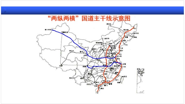 路桥工程基本识图知识-1、国道主干线示意图