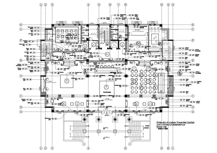 服装店CAD图和效果图资料下载-[辽宁]鞍山瑞城.御园售楼处CAD施工图+效果