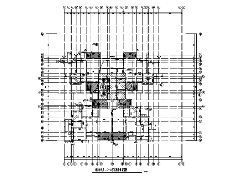 26层剪力墙结构资料下载-[四川]26层剪力墙结构住宅楼建筑结构施工图