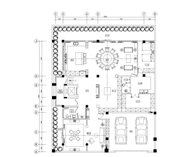 成都二层别墅设计资料下载-[四川]柏舍设计-成都中德麓府别墅四合院+样板间+售楼处丨CAD平面+设计方案+效果图+MAX模型