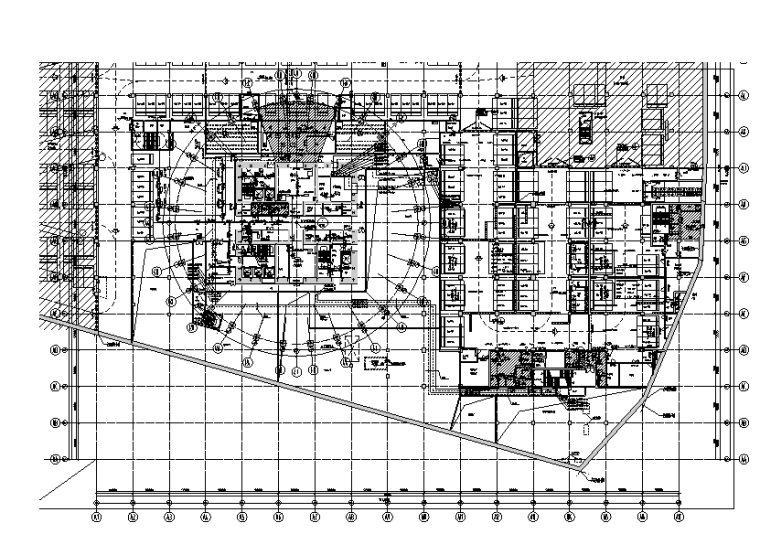 牵引污水管施工图资料下载-深圳66层办公大厦全套暖通施工图（DWG+PDF