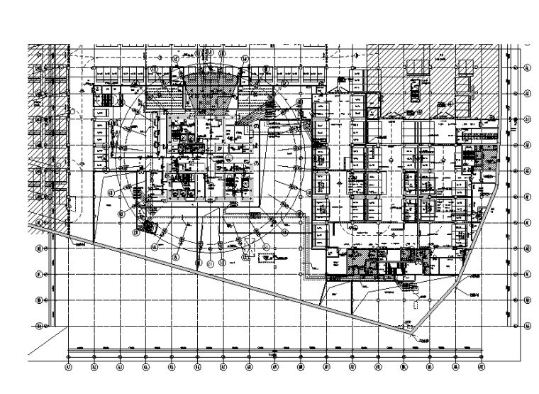 农家小院施工图设计资料下载-深圳66层办公大厦全套暖通施工图（DWG+PDF