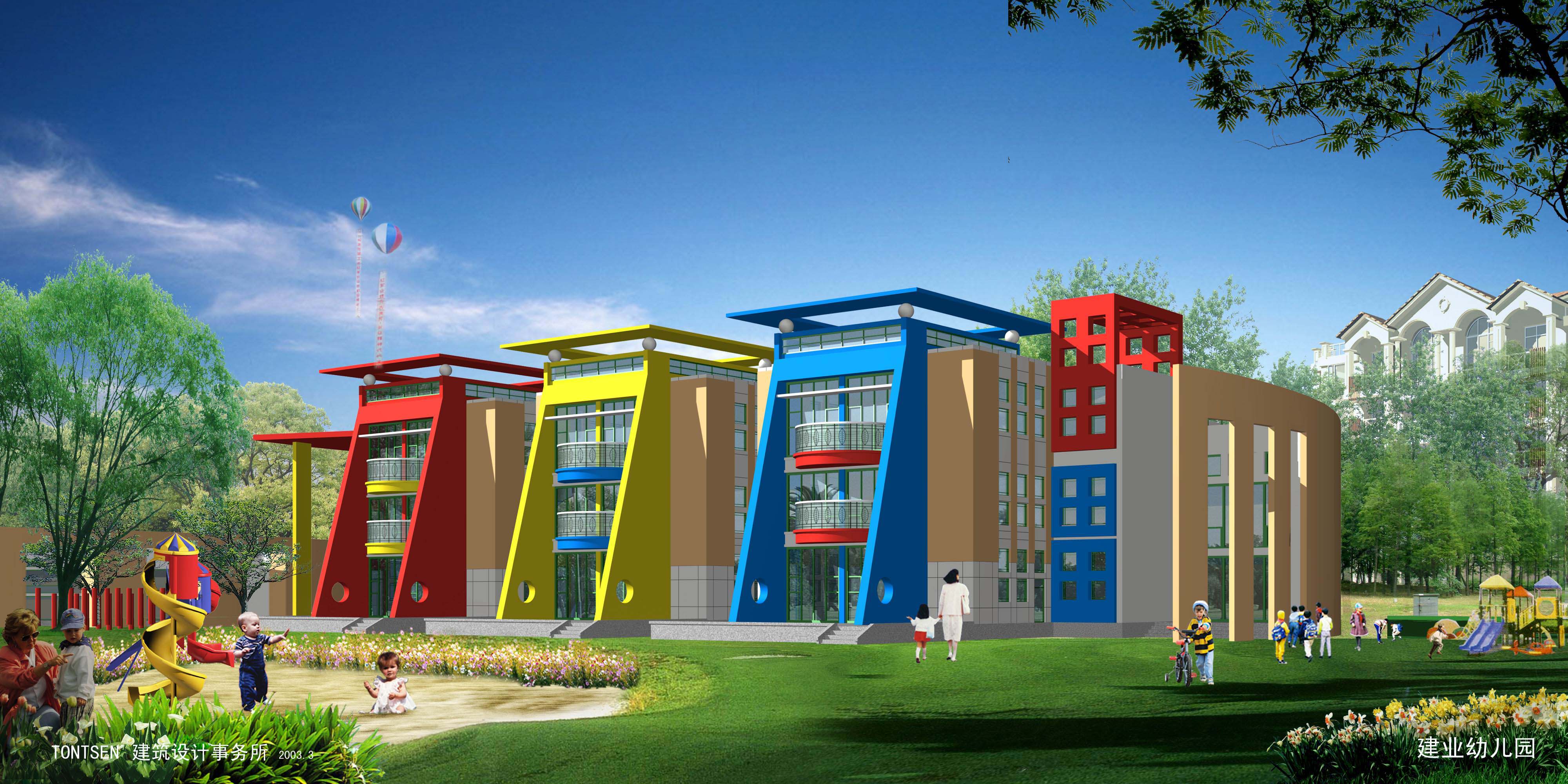 杭州海潮幼儿园---GLA建筑设计-搜建筑网