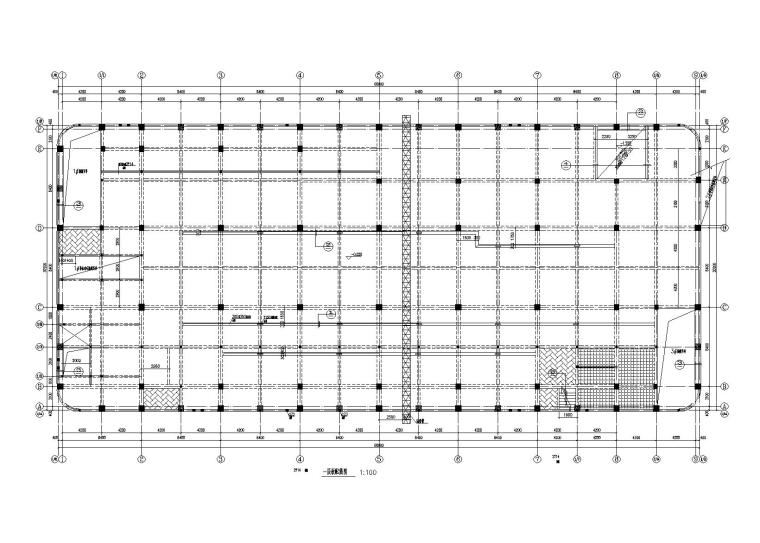 某市场消防水平面图资料下载-[浙江]3层框架结构菜市场建筑结构施工图（2015）