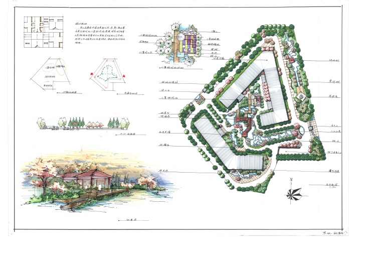 北林保研园林景观手绘快题设计（共28张）-20120729155903326_0018