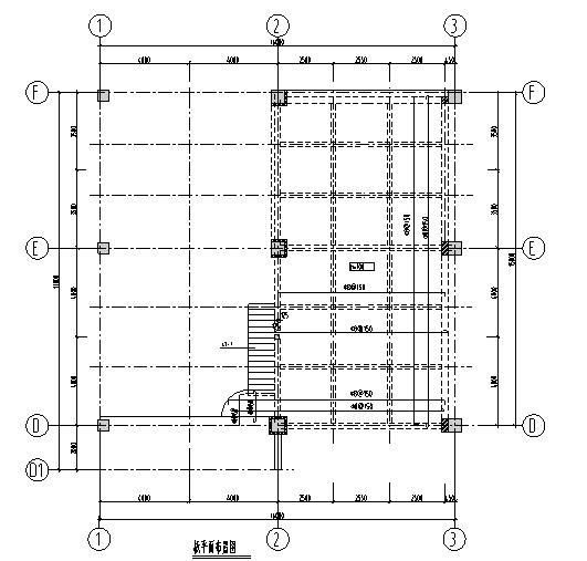 架空板配筋图资料下载-[武汉]厂房新增架空阁楼结构施工图