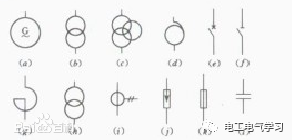 站主接线图资料下载-电气主接线图电气符号