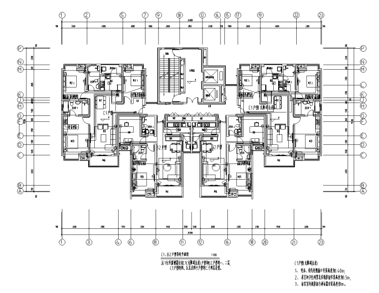 五层住宅带地下室施工图纸资料下载-江苏大型城市综合体项目办公及住宅子项机电施工图纸（带人防）