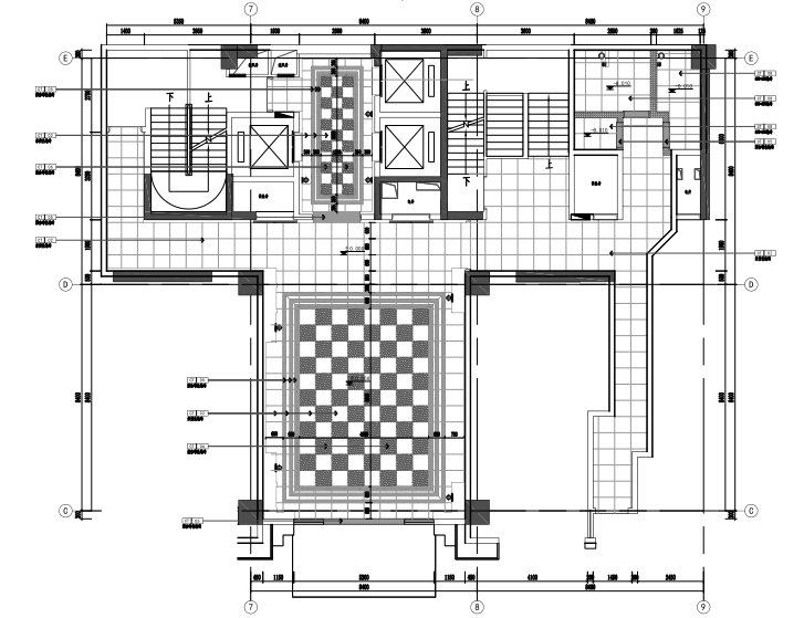 [济南]鲁能领秀城定制精装项目户型施工图-2F地坪布置图