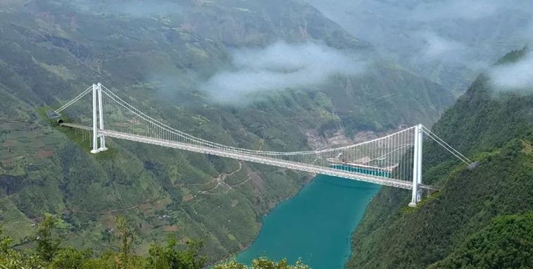 40悬索桥图纸资料下载-解读|世界最大跨径峡谷悬索桥——金沙江大桥