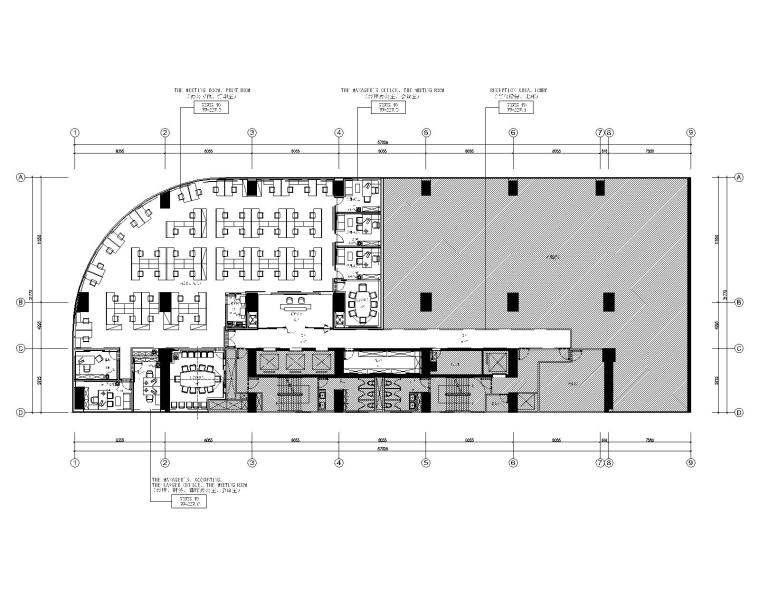 小公园灯光安装施工图资料下载-CCD-香港地标美国万通大厦自用层22-23F丨全套CAD施工图+机电图+灯光图+物料书