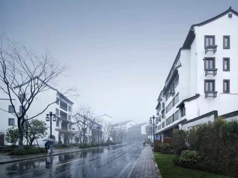 居住古镇规划资料下载-绍兴枫桥古镇景观